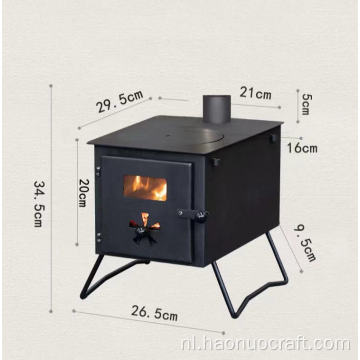 Outdoor brandhoutkachel draagbare kamp tent barbecue heater